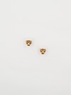 porcelain leopard earrings