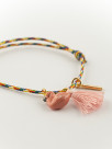 Flamingo rope bracelet