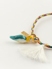 Bird rope bracelet