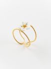 Pear tree flower double ring