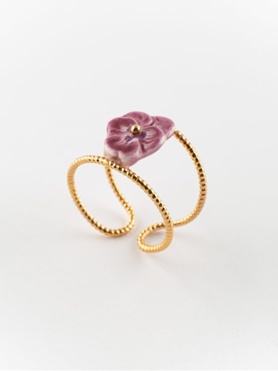 Pansy double ring