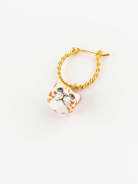 White tiger mini hoop - Sold individually