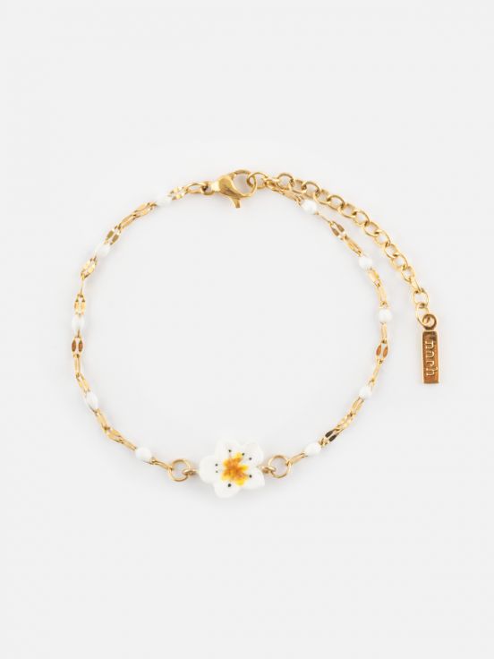 Pear tree flower bracelet