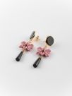 Orchid earrings