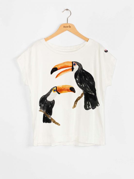 T-shirt couple de toucans