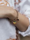 Toucan multicolor charm's bracelet