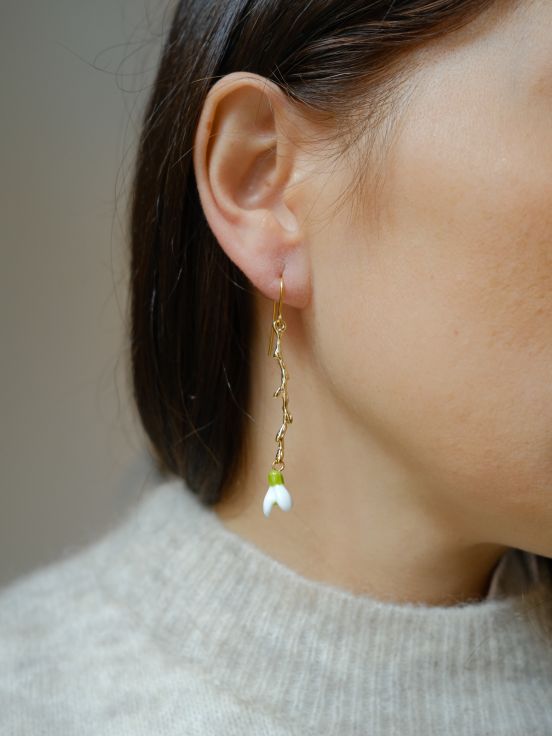 Snowdrop earrings - L'Etincelle