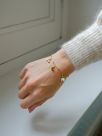 Snowdrop & moon bracelet - L'Etincelle