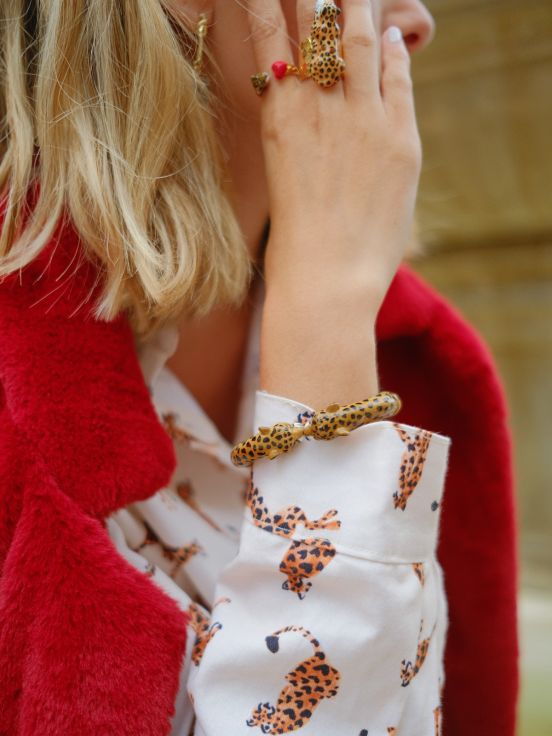Cheetah beads bracelet - Premier amour