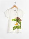Monkey & banana tree leaf T-shirt