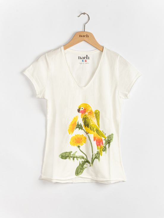 Budgerigar & dandelion T-shirt