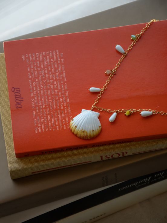 Pendants & shell necklace